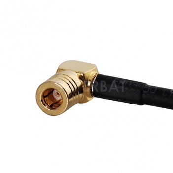 GPS glonass Antenna cable/GSM antenna extension cable/SMA cable: FAKRA male straight to SMB Plug right angle with RG174