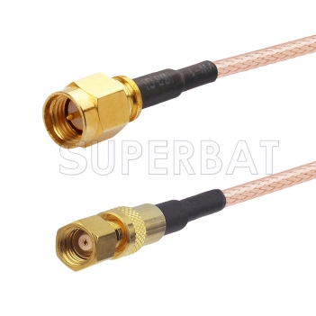 SMA Male to SMC Plug Cable Using RG316 Coax