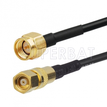SMA Male to SMC Plug Cable Using RG174 Coax