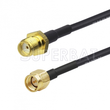 SMA Male to SMA Female Cable Using RG174 Coax