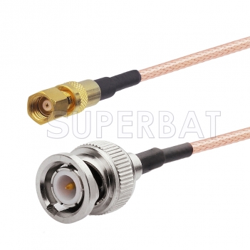 SMC Plug to BNC Male Cable Using RG316 Coax