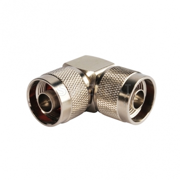 N Plug Male to N Plug Male Adapter Right Angle