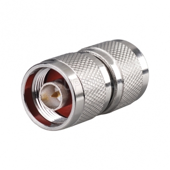 N Plug Male to N Plug Male Adapter Straight Zinc Alloy material