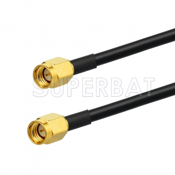 SSMA Male to SSMA Male Cable Using RG174 Coax