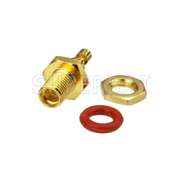 MMCX Female Bulkhead Jack with O-ring for 1.13MM Cable