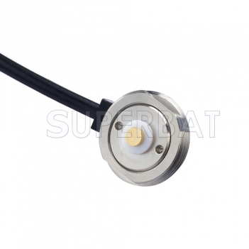 NMO Mount Connector to UHF Straight Plug Cable Using RG58 Coax