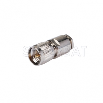 Custom RF Cable Assembly Mini UHF Plug Straight pigtail cable Using LMR-195 RG58 RG142 RG400 Coax
