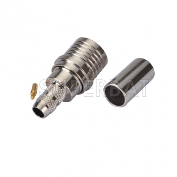 Custom RF Cable Assembly QMA Plug Straight pigtail cable Using LMR-195 RG58 RG142 RG400 Coax