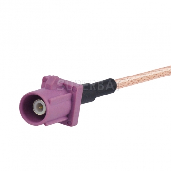 Custom RF Cable Assembly FAKRA Plug Straight pigtail cable Using RG316 RG174 LMR100 Coax