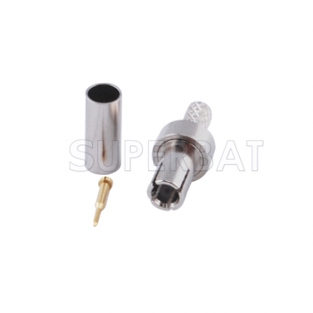 TS9 Plug Male Connector Straight Crimp for RG316