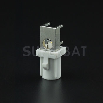 FAKRA B White Connector Male Right Angle PCB Mount Connector