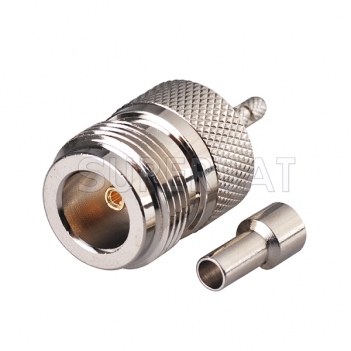 N Female Jack crimp rf coaxial connector for RG316 RG174 LMR100 cable