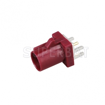 FAKRA D Plug Male Connector PCB Mount Straight