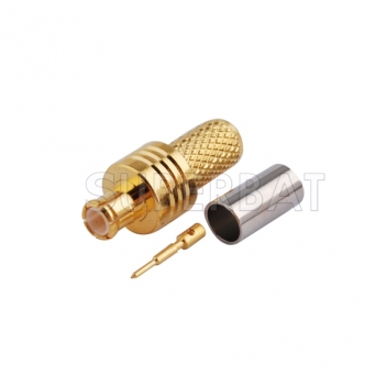 MCX Plug Male Connector Straight Crimp LMR-195