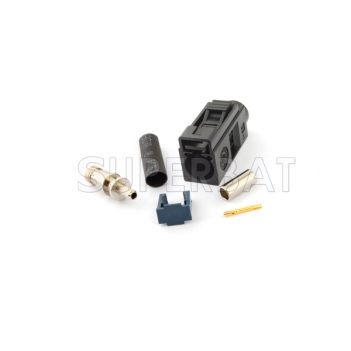 Superbat Fakra A crimp Female Apply to Radio Without Phantom supply for RG316 RG174 cable