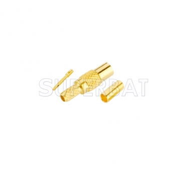 50ohm MMCX Female Jack Connector for RG316 Cable
