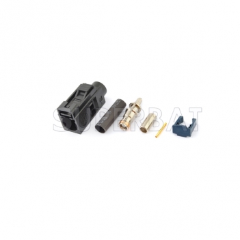 Superbat Fakra A crimp Female Apply to Radio Without Phantom supply for RG316 RG174 cable