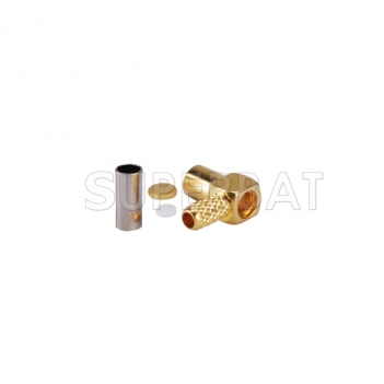 MMCX Jack right angle to crimp RG174 RG316 gold plated connector adapters cheaper price