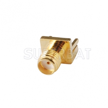 SMA Jack Female PCB Mount Connector Straight for 0.031 inch End Launch