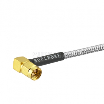 Custom RF Cable Assembly SMA Plug Semi-Rigid Cable Using RG402 .141" Coax