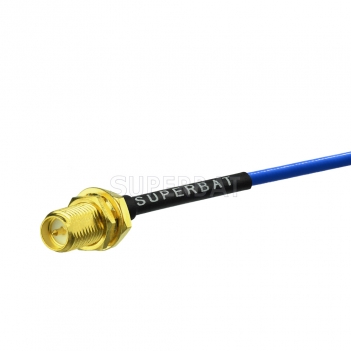 customized length rf rg405 cable assembly with RP SMA Jack crimp connectors