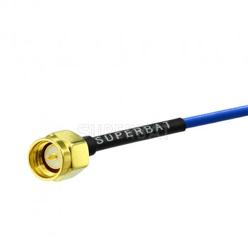Custom RF Cable Assembly SMA Plug Straight pigtail cable Using RG405  0.086 inch"
