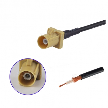 Car aerial straight plug FAKRA cable mount cable connecrot for RG174 custom cable assemblies