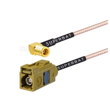 Factory Price GSM Antenna Extension Cord RF Coaxial Cable Fakra K Jack to SMB Female Jack Connector Pigtail Cable