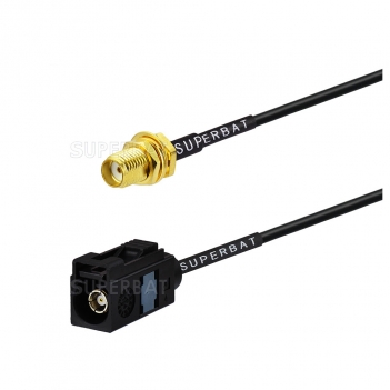 GPS Antenna Extension Cable Fakra A Jack Female to SMA Jack Pigtail Cable RG174