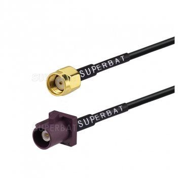 Cheapest and hotsell RP SMA MALE to FAKRA D cable assemblies