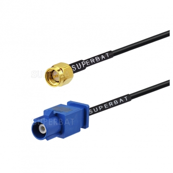 GPS Antenna Extension Cable Fakra C Male to SMA Male Plug Pigtail Cable RG174