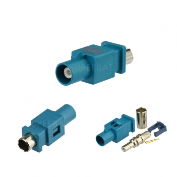 Fakra Z Plug Crimp Connector Attachment for LMR195 RG58 Cable Global Positioning Satellite