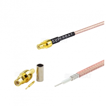 High quality SMC Jack Fakra cable assembly ,jumper ,patch cord ,pigtail for