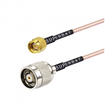 Male Straight SMA to RP-TNC for RG316 custom coaxial cable assembly