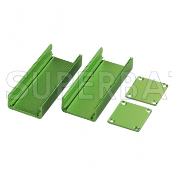Green Color Aluminum Enclosure Case Split Body 32mm*29mm*80mm（W*H*L）