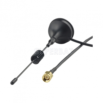 NEW!!Antenna 433Mhz,3dbi SMA Plug with Magnetic base,1.5m cable for Ham radio