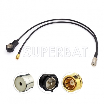 FM/AM to DAB Aerial Converter/Splitter ISO Adapter Cable for Kenwood DAB+