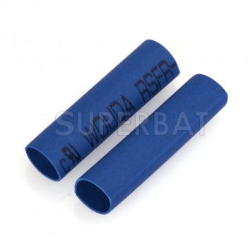 Wire Wrap Sleeve 3.5 mm Dia 18 mm Long Heat Shrink Tubing 100Pcs blue