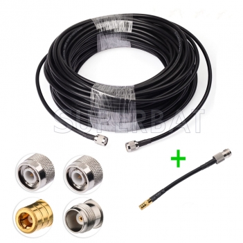 Truck/RV/Boats Marine Satellite Radio Antenna Extension Cable TNC to TNC Receiver connection and SMB Antenna Adapter Cable for SRA-30/SRA-40/SRA-50