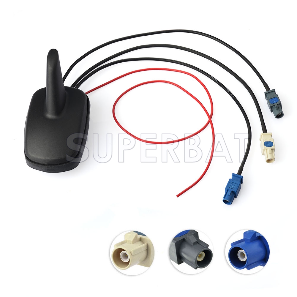 Antena De Radio De Coche Dab+gps+antena Fm Amplificada Activ