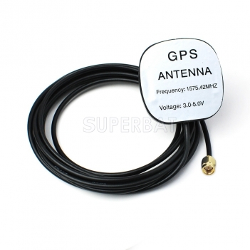 GPS active Antenna with SMA Plug connector for GPS receivers and Mobile Application