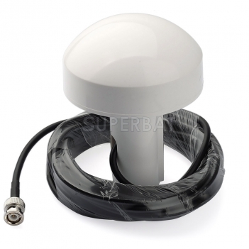 Weatherproof GPS timing antenna BNC Plug with RG58 coax cable