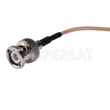 BNC male to BNC Female bulkhead with o-ring Pigtail cable assembly RG316
