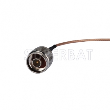 RF cable assembly MC-Card Plug right angle to N male pigtail RG316 Wireless LAN Devices