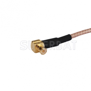 RF Extension Cable Connector RP-SMA female bulkhead nut waterproof to MCX male angled Assembly Rf Wire RG316