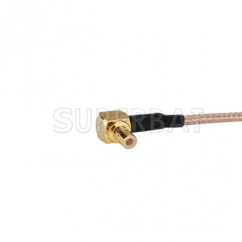 SMB male RA to SMB female RA pigtail Cable RG316