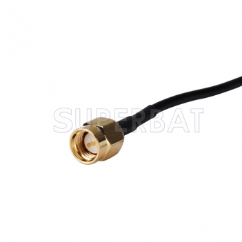 SMA male to MS-147 Male Cable WIFI Antenna Wireless Aerial Extension cable RG174