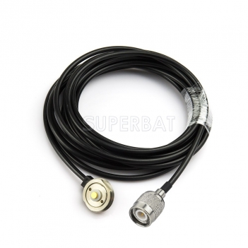 New Vehicle Roof Mount Antenna NMO Mount 3/4 Inch Hole With 500cm RG58 Cable TNC Connector