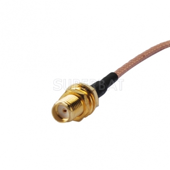 Fakra C female to SMA female nut RF coaxial cable adapter RG316 20cm for GPS Telematics or Navi