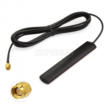 4G LTE GSM Antenna with SMA Male Connector for Car Vehicle Cell Phone Signal Booster
